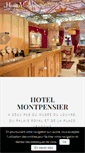 Mobile Screenshot of hotelmontpensierparis.com