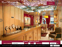 Tablet Screenshot of hotelmontpensierparis.com